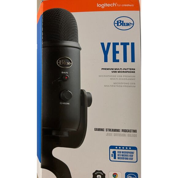 Logitech Yeti Blue Premium Multi-Pattern USB Microphone - Picture 2 of 5